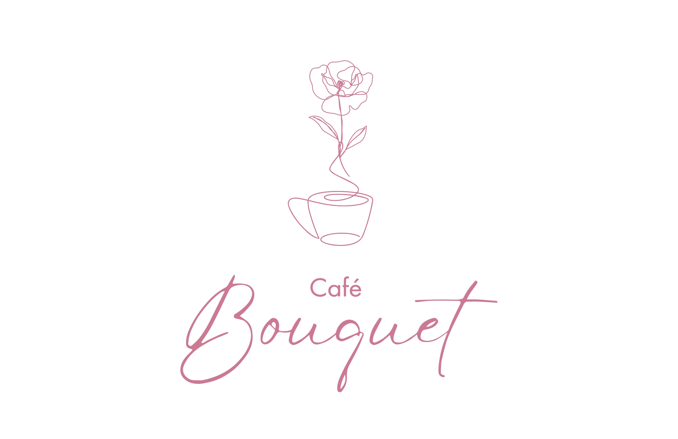 Café Bouquet ロゴデザイン